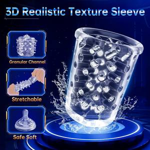 Vibromasseurs rotatifs à 9 fréquences pour <span class=keywords><strong>Fleshlight</strong></span>, jouet sexuel pour hommes, masturbateurs automatiques, gobelets sexuels pour hommes - Product Image 6