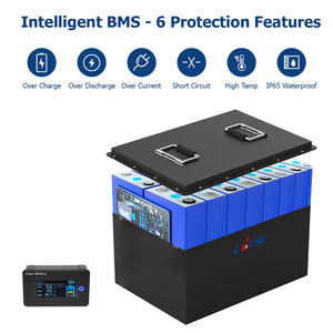 60V 150Ah LiFePO4 Deep Cycle Lithium Batterij voor Elektrische Voertuigen, Driewielers, Campers, Boten - 4000 Cycli Ingebouwde BMS Bescherming - Product Image 2