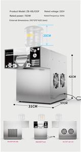 Máquina de Hielo en Escamas de Acero Inoxidable para Heladerías, Hoteles y Cafeterías, Uso Comercial - Product Image 6
