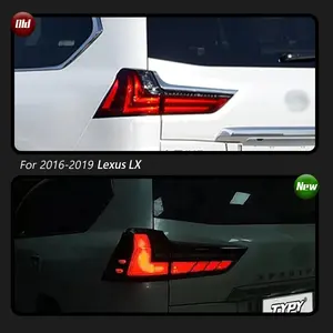 Juego de Luces Traseras LED TYPY para Lexus LX570 2016-2019 con DRL y Señal de Giro Dinámica, Lente Ahumada/Tintada, 12V - Product Image 3