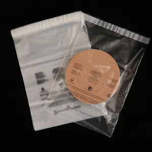 Suffocation Warning Self Seal Clear Poly Bags With Suffocation Warning For Packaging