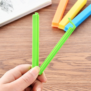 Colored Sealing Clips Foldable Plastic <b>Bag</b> Clips For Food Storage And Tea Packaging 1 Pc Yiwu Origin - Product Image 3