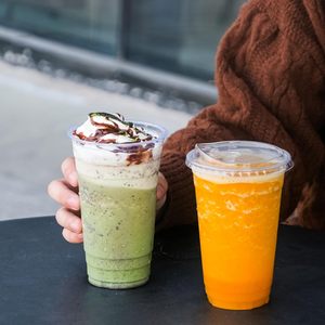 Vaso de Plástico de Pared Simple para Café con Tapa y Pajita, Material Ecológico de Grado Alimenticio, Opciones de Logotipo Personalizado para Bebidas de Batidos y Boba - Product Image 6
