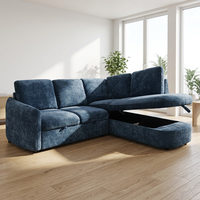 Ensemble de canapés et fauteuils de salon trois places au design européen, modèle Leader OEM