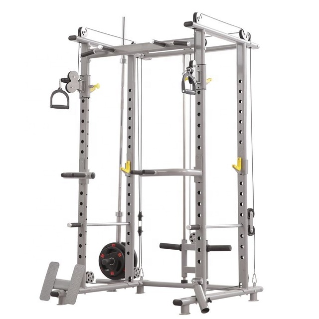 Huiti Fitness Cable Cross Home Gym Use Squat Rack Benches & Racks Weight Lifting  Power Rack Gym Machine