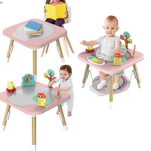 Trotteur <span class=keywords><strong>pour</strong></span> bébé assis sur pied marcheur d'apprentissage table d'activités <span class=keywords><strong>pour</strong></span> enfants cognition sensorielle musique balançoire multifonction <span class=keywords><strong>pour</strong></span> bébé - Product Image 2