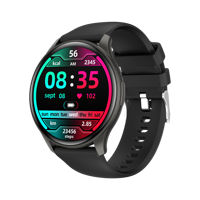 Montre connectée AMOLED 1,43 pouces BT5.2 IP67 avec mesure de la pression artérielle et du rythme cardiaque, 100 modes sportifs, 38g, bracelet magnétique en gel de silice pour la randonnée en extérieur