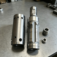 Piston et chemise de cylindre de marteau DTH haute précision 55A pour équipement de forage dans les applications minières