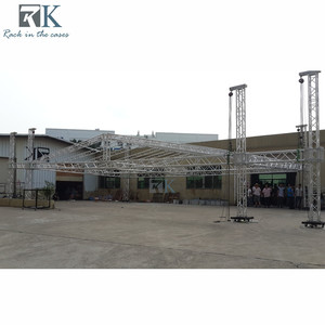 Heavy Duty Aluminum Concert Roof Truss System for Outdoor Stage Events Portable Lighting Truss Display - Product Image 1