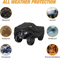 Housse de protection pour véhicule tout-terrain (ATV) et quad, imperméable, robuste, toutes saisons, résistante aux intempéries et aux UV