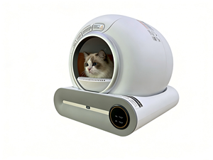 Bac à litière <span class=keywords><strong>automatique</strong></span> <span class=keywords><strong>pas</strong></span> <span class=keywords><strong>cher</strong></span> pour chat, autonettoyant, grande capacité, facile à nettoyer, contrôle des odeurs, ouverture supérieure - Product Image 2