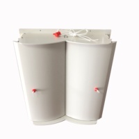 Ingresso dell'aria del soffitto della finestra di ventilazione del soffitto di plastica del pollame per gli allevamenti di pollame/pollaio/allevamenti di suini