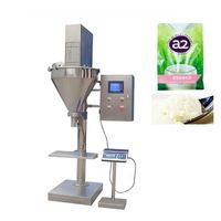 Machine de remplissage et de scellage semi-automatique pour sacs et bouteilles, doseuse à vis sans fin pour poudre, farine de blé, machine d'emballage 10-5000G