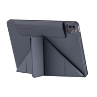 Housse mince pour tablette avec dos en TPU souple, réveil automatique/sommeil Housse en cuir à trois plis avec coque arrière pour ipad 10e génération