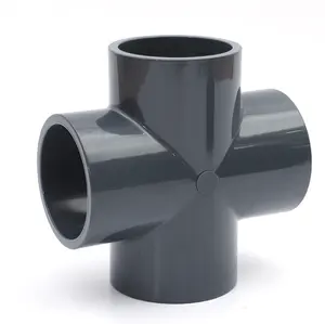 Wholesale black pvc cross tee fittings