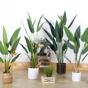 artificial sky bird of paradise plant traveler banana palm tree with flower artificial bird of with flower garden supplies