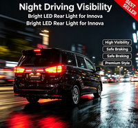 Geeignet für Toyota INNOVA Modelle ab 2016 Modifizierte Rückleuchte mit Fließendem Blinker Auto-Rücklichteinheit