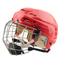 Casque de hockey sur glace personnalisé en usine, couleur et logo : équipement de protection pour le hockey sur glace, le roller et la boxe pour les jeunes et les adultes