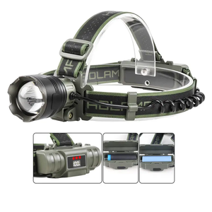 30W LED Rechargeable Portable IP65 Waterproof <strong>Headlamp</strong> 750-999M Long Range 90 Adjustable Zoomable White Laser LEP For Camping - Product Image 1