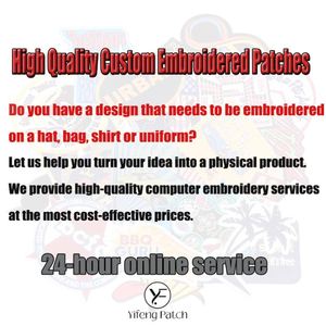 Vente en gros de patchs brodés personnalisés avec logo, à coudre ou à thermocoller, design sur mesure pour vêtements, chapeaux et sacs - Product Image 6