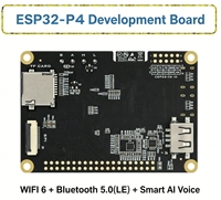 Carte de développement DSI avec écran d'affichage, caméra CSI, commande vocale IA, module sans fil WiFi 6 ESP32-C6 et ESP32P4