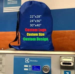 Personalize saco de roupa de nylon com logotipo