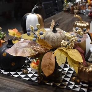 Mini Ramilletes de Calabaza, Hojas de Arce y Bayas Artificiales para Decoración de Otoño, Halloween y Acción de Gracias - Product Image 2