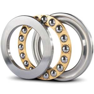 ตลับลูกปืนกันรุนแบบลูกบอล 51114 ตลับลูกปืนแบบทางเดียว ขนาด 70X95X18 70*95*18 มม. - Product Image 3