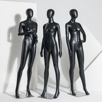 Mannequin femme en plastique noir mat, corps entier, style coréen, réaliste, pour vitrine de magasin de vêtements féminins