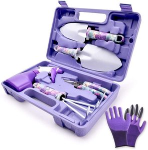 Conjunto de <span class=keywords><strong>herramientas</strong></span> de jardín para mujer, juego de 6 unidades, color morado, <span class=keywords><strong>oferta</strong></span> de <span class=keywords><strong>Amazon</strong></span> - Product Image 5