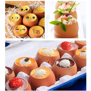 فاتحة بيض صديقة للبيئة من الفولاذ المقاوم للصدأ مطبخ ممتاز للبيض المسلوق والمطبوخ كسارة معدنية - Product Image 6