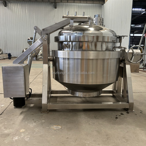 <span class=keywords><strong>Olla</strong></span> <span class=keywords><strong>a</strong></span> Presión Industrial Automática de Acero Inoxidable de 1.4m <span class=keywords><strong>con</strong></span> Motor Eléctrico para Plantas de Procesamiento de Alimentos - Product Image 2