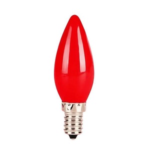 Bombilla LED tipo vela roja E14, tipo tornillo, ahorro de energía, para decoración de dormitorio o altar - Product Image 5