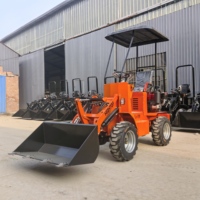 Chargeuse frontale diesel, mini-chargeuse sur pneus diesel, équipement de construction puissant 4x4, machine chinoise, petites chargeuses