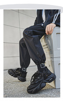 Chaussures Homme Grande Taille 2026 Explosions Torre Sports Tendance Joker Semelle Épaisse en PU Résistante à l'Usure Amortissante Motif Brodé