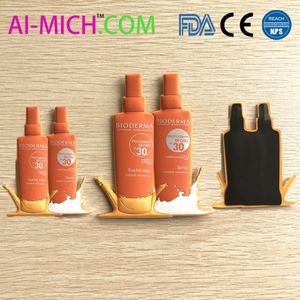 Aimant de réfrigérateur personnalisé QM, souvenir promotionnel, en caoutchouc/PVC 2D/3D, non toxique, découpé sur mesure, avec logo personnalisé - Product Image 4