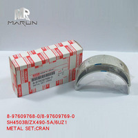 Palier de vilebrequin 8-97609768-0 6UZ1 8-97609769-0 pour pièces d'excavatrice SH4503B ZX490-5A Moteur diesel