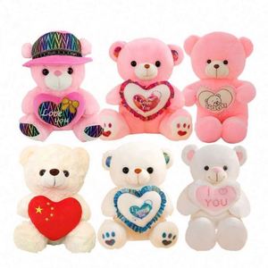 Oso de Peluche Suave con Forma de Corazón, Personalizado con Rosa, Animal de Peluche de Anime, Regalos para el Día de San Valentín, Exportaciones de China - Product Image 6