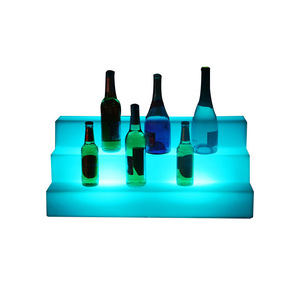 Kệ trưng bày rượu vang thương mại LED thắp sáng Giá chai tầng cho hầm và cửa hàng bán lẻ với chức năng lưu trữ nhiều lớp - Product Image 1