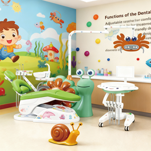 Poltrona Odontoiatrica di Lusso per Bambini, Set Completo a Forma di Lumaca - Product Image 2