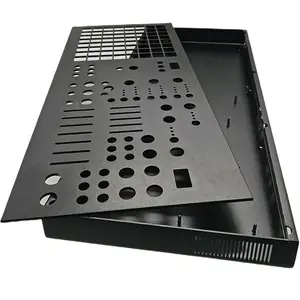ODM-controlador Musical para DJ, caja de instrumentos de aluminio, fresado CNC, óxido cepillado