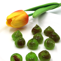 Bonbons gélifiés moelleux et masticables en forme de caca 3D, saveur mangue fruitée, échantillon gratuit, vente en gros