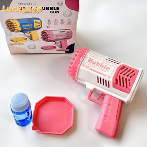 Wedding Lighting 69 Holes Bazooka Rocket <b>Bubble</b> Gun Machine Toys Factory New Arrival Outdoor Toy Holiday Party Gifts for <b>Kids</b> - Product Image 2