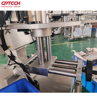 Machine d'étiquetage automatique de bouteilles rondes CPTECH, étiqueteuse de bouteilles, équipement d'étiquetage, applicateur d'étiquettes pour bouteilles et bocaux