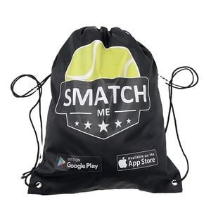 Sacs à cordon personnalisés à la mode avec logo, pas chers - Product Image 1