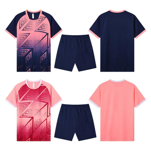 Sport Gym Run Quick Dry Hommes T Shirt Personnalisé Fitness Maillots De Football Noir Vert Football Enfants Football Kits Maillots Ensemble - Product Image 2