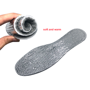 usine de <span class=keywords><strong>porcelaine</strong></span> en gros <span class=keywords><strong>feutre</strong></span> chaud 100% feuille d'aluminium semelle intérieure pour l'hiver froid - Product Image 4