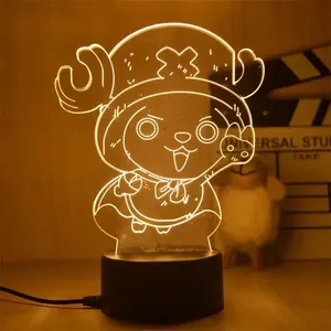 Lampada 3D da comodino per luce notturna con immagine di Anime