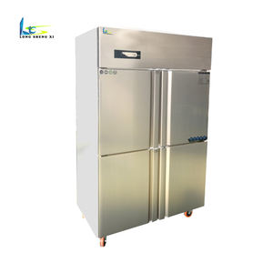 Réfrigérateur de cuisine <span class=keywords><strong>professionnel</strong></span> vertical à <span class=keywords><strong>4</strong></span> <span class=keywords><strong>portes</strong></span> congélateur de restauration congélateur commercial en acier inoxydable - Product Image 4