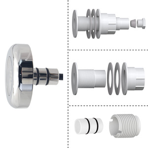 ไฟใต้น้ำสำหรับสระว่ายน้ำขนาดเล็ก 62 มม. รุ่น Vinyl Fiber Liner RGBW 9W 316SS LED สำหรับสระว่ายน้ำ - Product Image 5